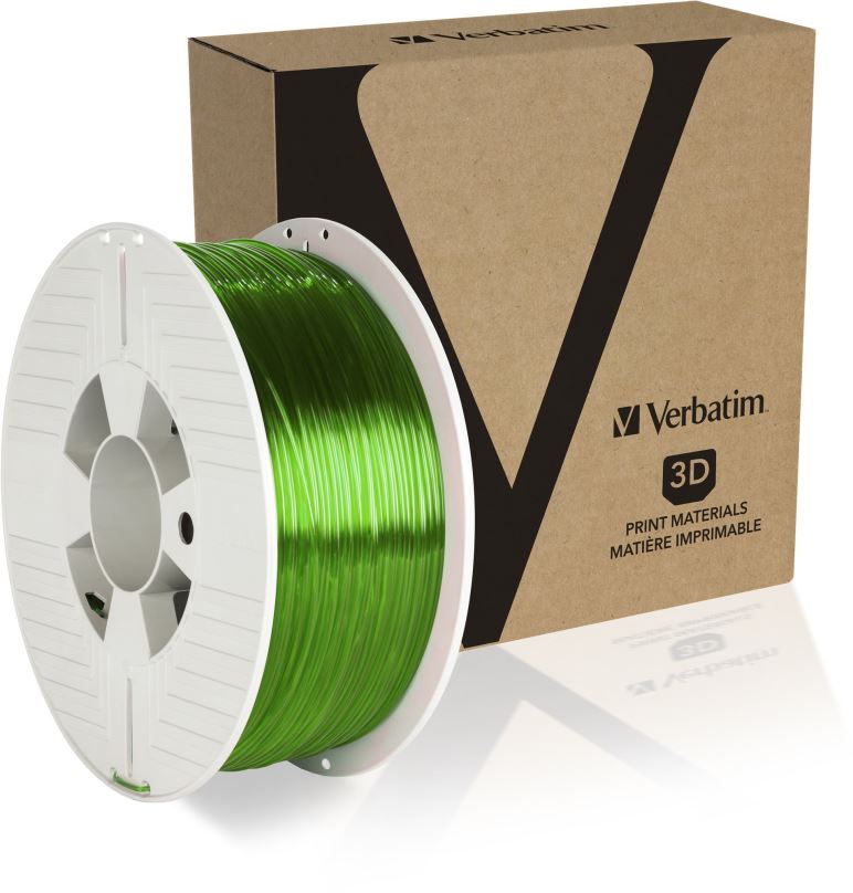 Filament Verbatim PET-G 1.75mm 1kg zelená transparentní
