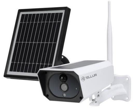 IP kamera Tellur WiFi Smart solární kamera 1080P, IP65, PIR, outdoor, bílá