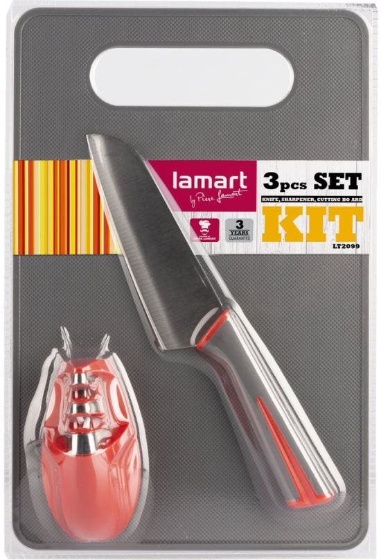 Sada nožů LAMART LT2099 NŮŽ, BROUSEK, PRKÉNKO KIT