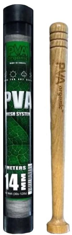 PVA Organic PVA punčocha na tubusu s dřevěným pěchovačem 7m 14mm