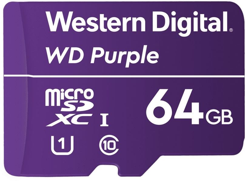 Paměťová karta WD SDXC  64GB Purple QD101