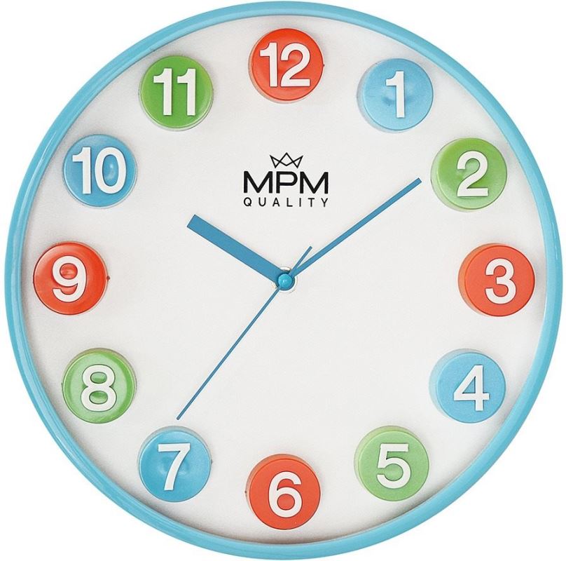Nástěnné hodiny MPM PlayTime E01.4288.31
