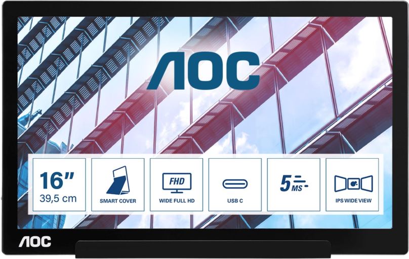 LCD monitor 15,6" AOC i1601P