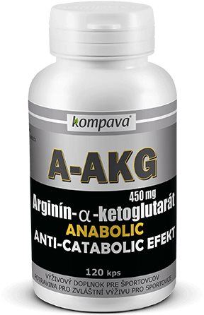 Anabolizér Kompava A-AKG Arginín, 450 mg, 120 kapslí