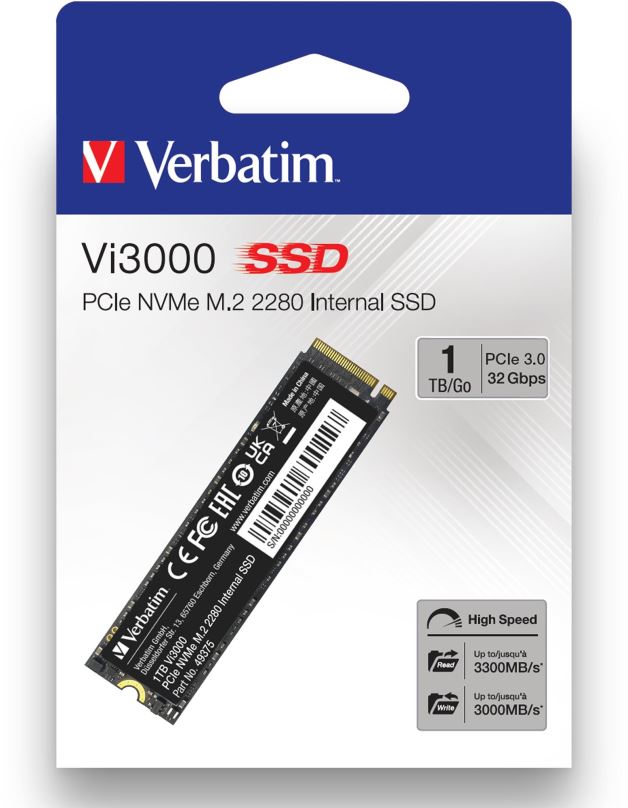 SSD disk Verbatim Vi3000 1TB