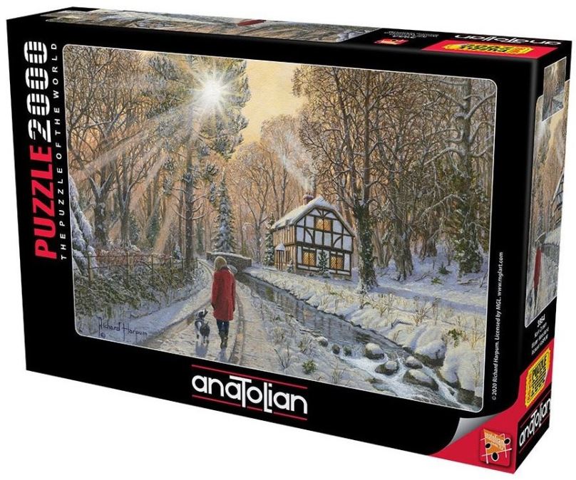 Puzzle Anatolian Puzzle Zimní krajina 2000 dílků