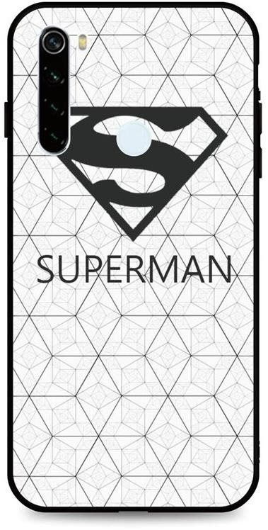 Kryt na mobil TopQ Xiaomi Redmi Note 8T 3D silikon Bílý Superman 46968