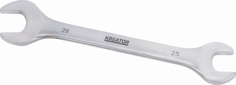 Plochý klíč Kreator KRT501010 Oboustranný klíč otevřený 25x28260mm