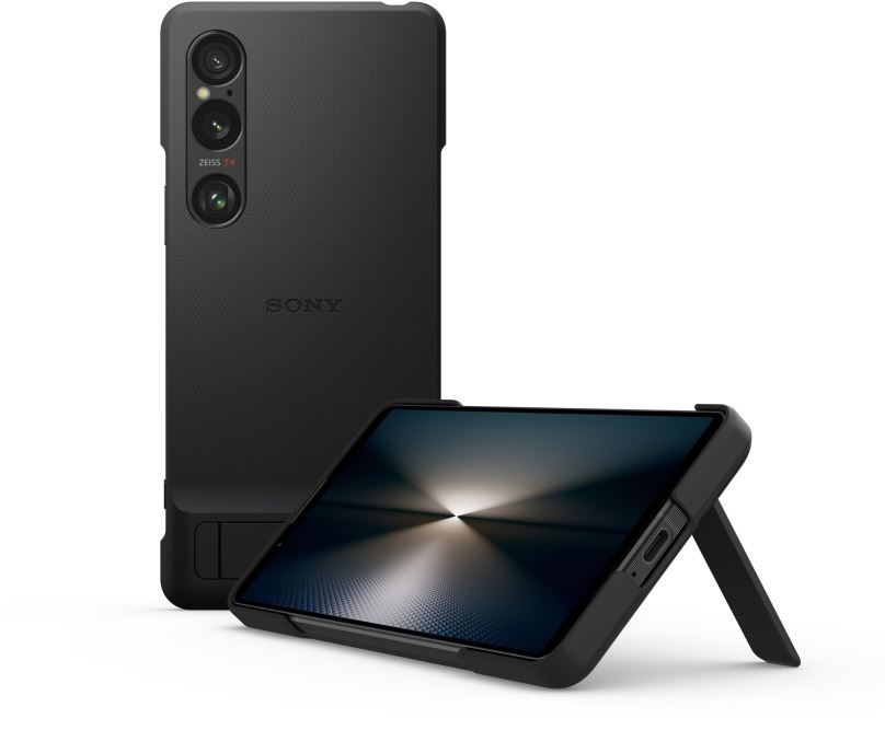 Kryt na mobil Sony kryt se stojánkem pro Xperia 1 VI černý