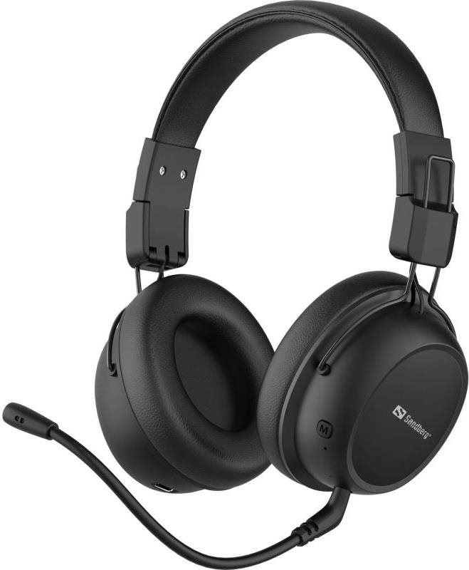 Bezdrátová sluchátka Sandberg Bluetooth Headset ANC FlexMic, černá