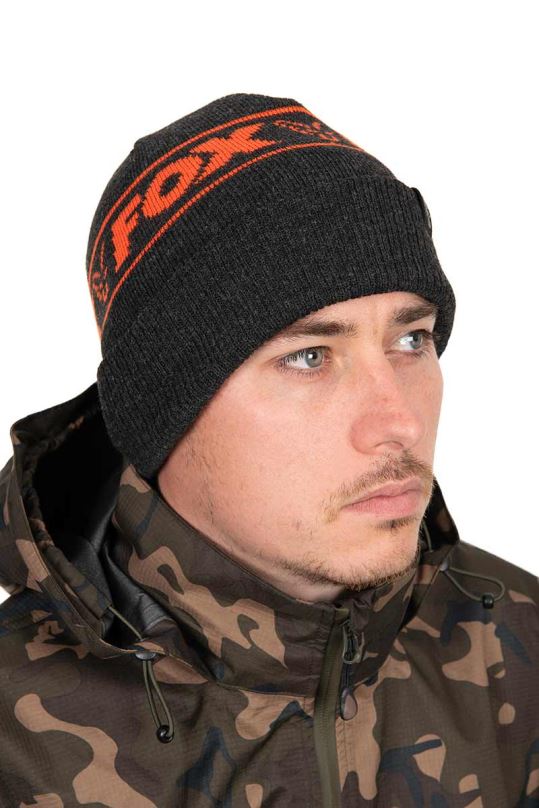 FOX Čepice Collection Black/Orange Beanie