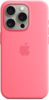 Kryt na mobil Apple iPhone 15 Pro Silikonový kryt s MagSafe růžový