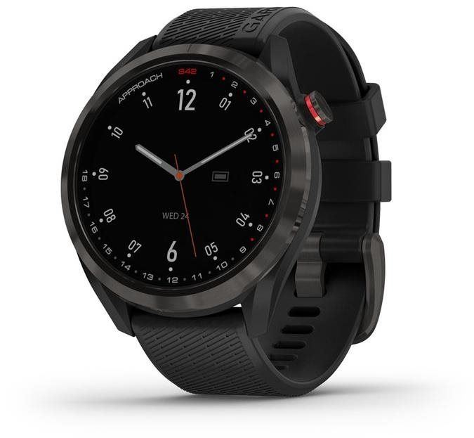 Chytré hodinky Garmin Approach S42 Gray/Black Silicone Band