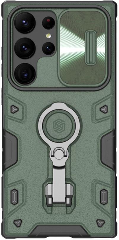 Kryt na mobil Nillkin CamShield Armor PRO Zadní Kryt pro Samsung Galaxy S23 Ultra Dark Green