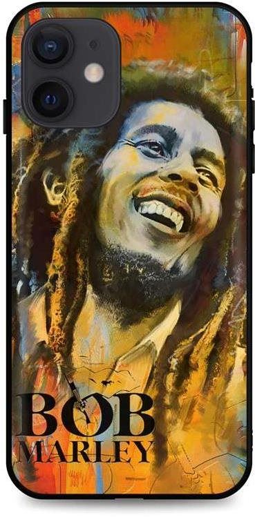 Kryt na mobil TopQ iPhone 12 silikon Bob Marley 55089