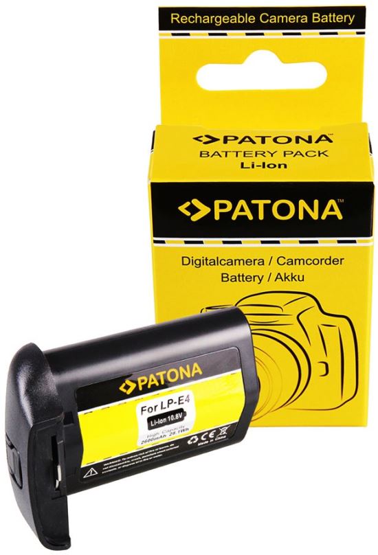 Baterie pro fotoaparát PATONA pro Canon LP-E4 2600mAh 11.1V Li-Ion