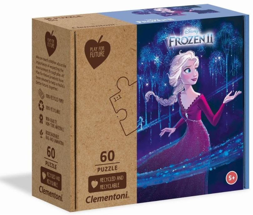 Puzzle Clementoni Play For Future Puzzle Ledové království 2, 60 dílků