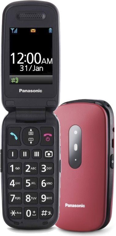 Mobilní telefon Panasonic KX-TU446EXR červená