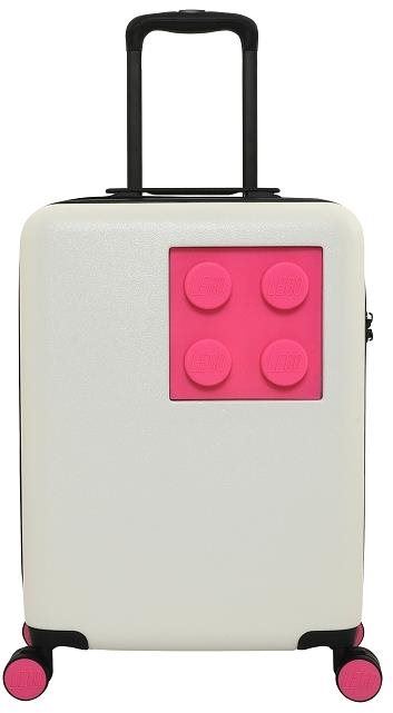Cestovní kufr LEGO Luggage URBAN 20" - Bílý/Světle fialový