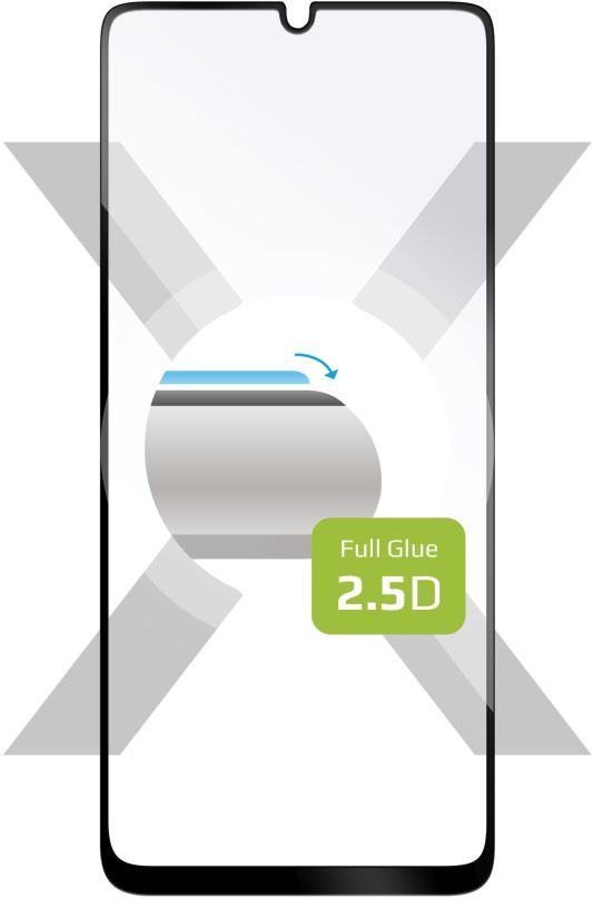 Ochranné sklo FIXED FullGlue-Cover pro Samsung Galaxy A31 černé