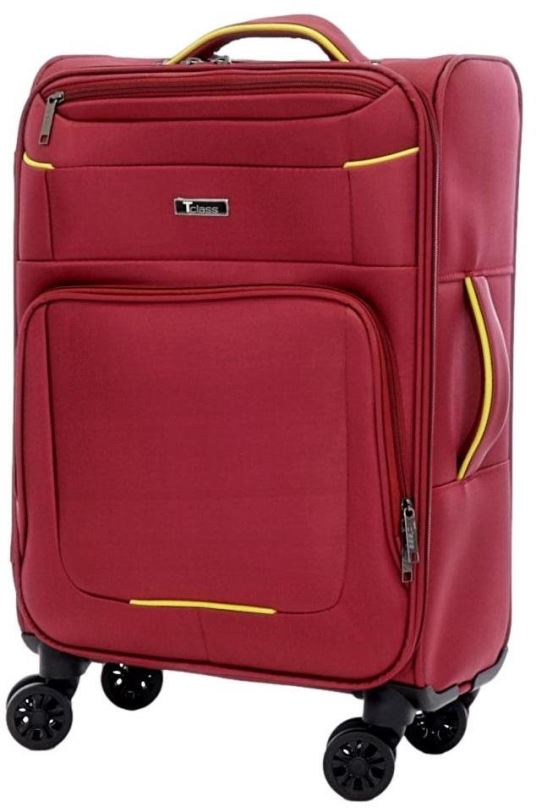 Cestovní kufr T-class® Palubní kufr 933, vínová, M