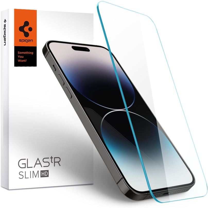 Ochranné sklo Spigen tR Slim HD 1 Pack Transparency iPhone 14 Pro Max