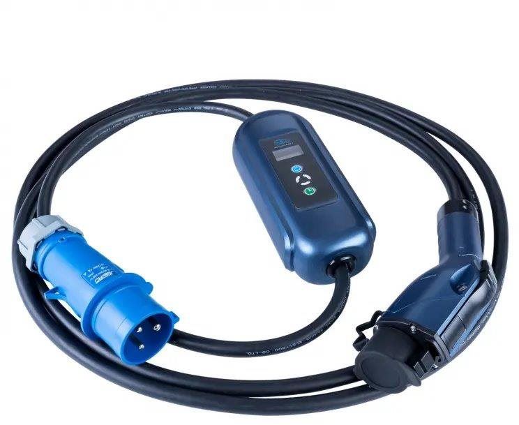 Nabíjecí kabel pro elektromobily Akyga nabíjecí kabel CEE / Typ 1, LCD displej, 7,2kW, 32A- 5m