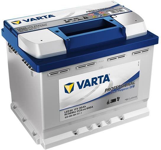 Trakční baterie VARTA LED60, baterie 12V, 60Ah