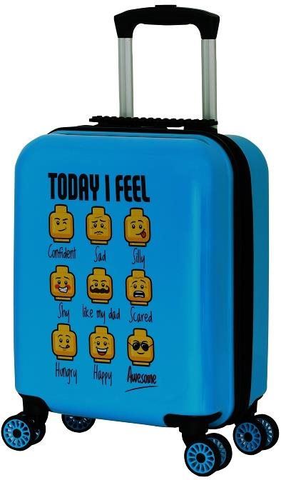 Cestovní kufr LEGO Luggage PLAY DATE 16" - LEGO minifigures, TODAY I FEEL