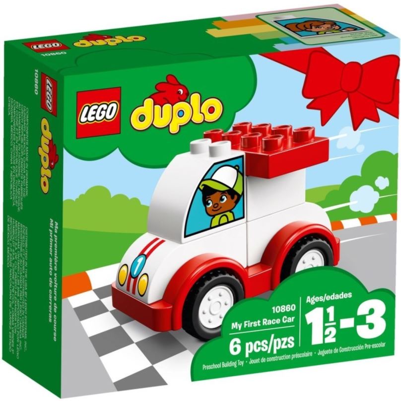 Stavebnice LEGO DUPLO My First 10860 Moje první závodní auto