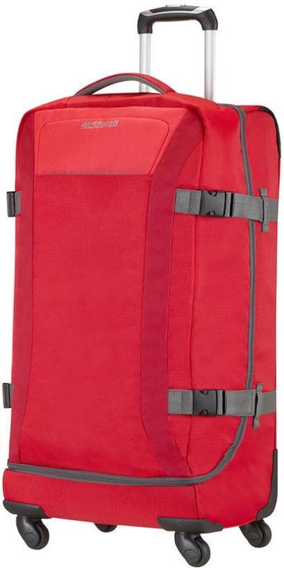 Cestovní kufr American Tourister Road Quest Spinner Duffle L Solid Red 1819
