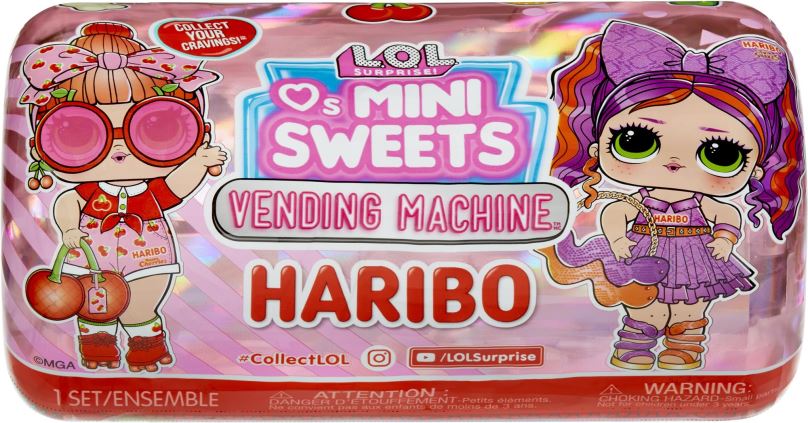 Panenka L.O.L. Surprise! Loves Mini Sweets Haribo válec