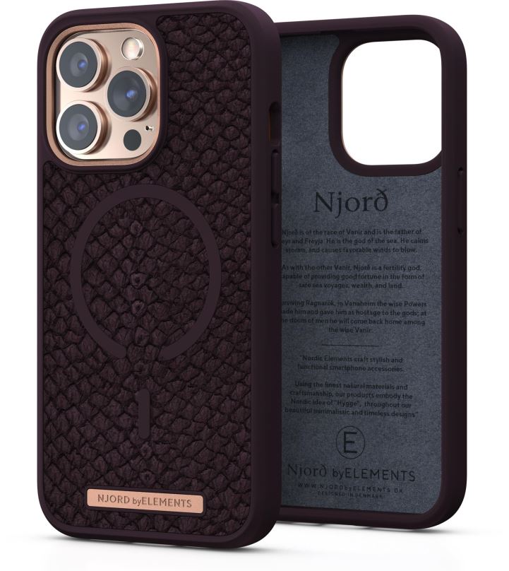 Kryt na mobil Njord Eldur Case for iPhone 13 Pro Purple