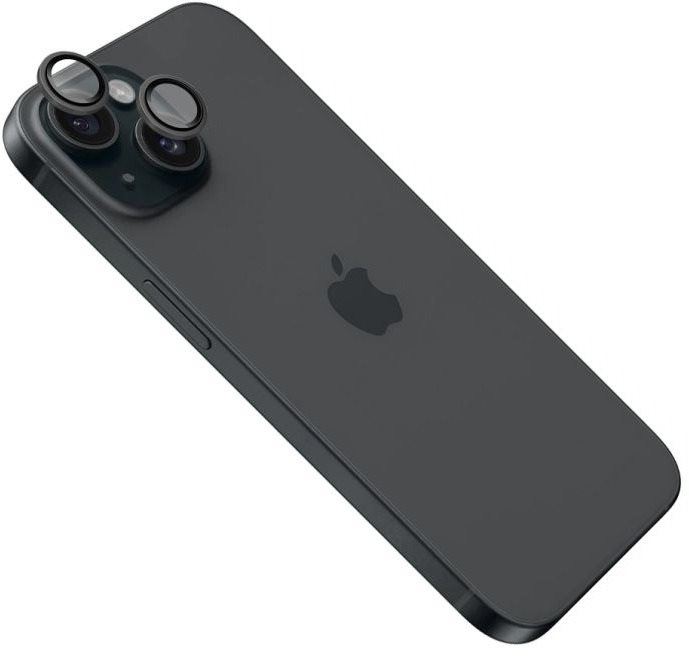 Ochranné sklo FIXED Camera Glass pro Apple iPhone 15/15 Plus space gray