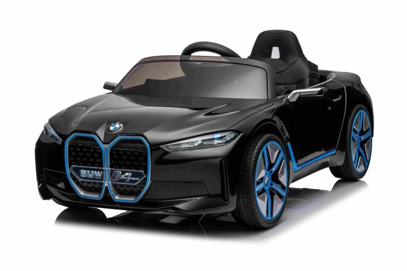 Dětské elektrické auto BMW i4, černé