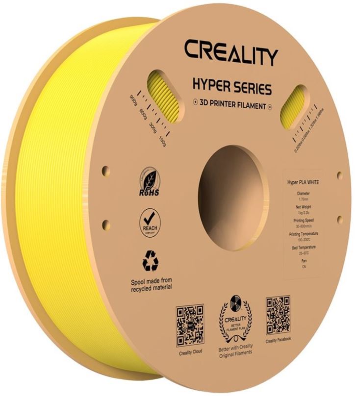 Filament Creality Hyper PLA Yellow 1kg