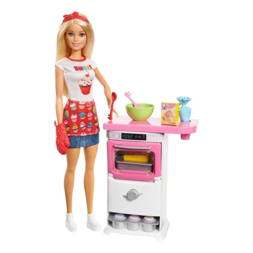 Barbie Vaření a pečení s panenkou Barbie, Mattel FHP57