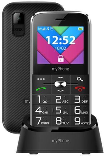 Mobilní telefon MyPhone Halo C Senior černý