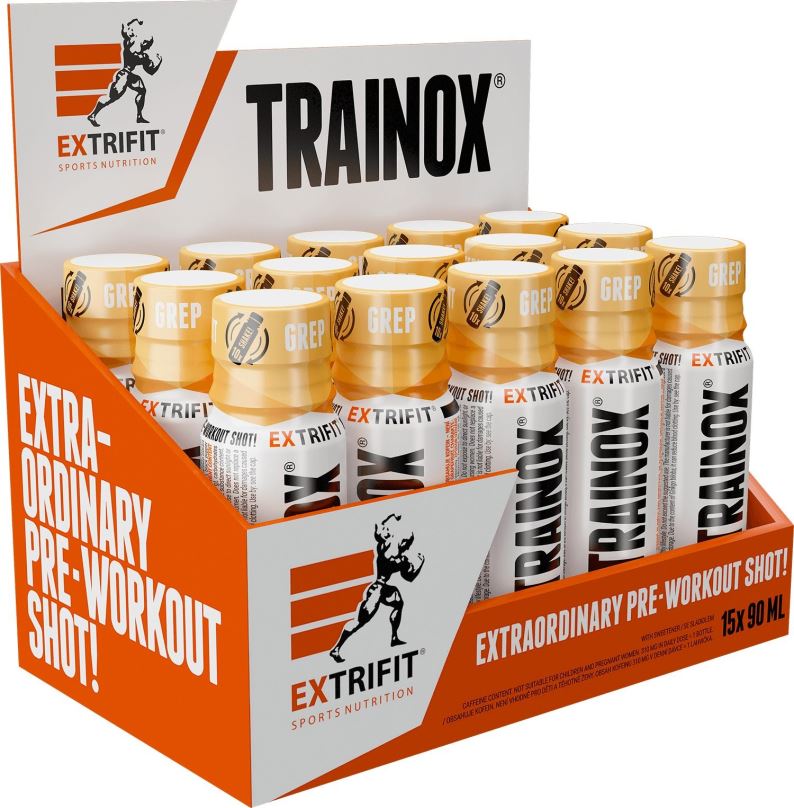 Anabolizér Extrifit Trainox Shot 15 x 90 ml grapefruit