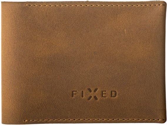 Peněženka FIXED Smile Wallet se smart trackerem FIXED Smile a motion senzorem, hnědá