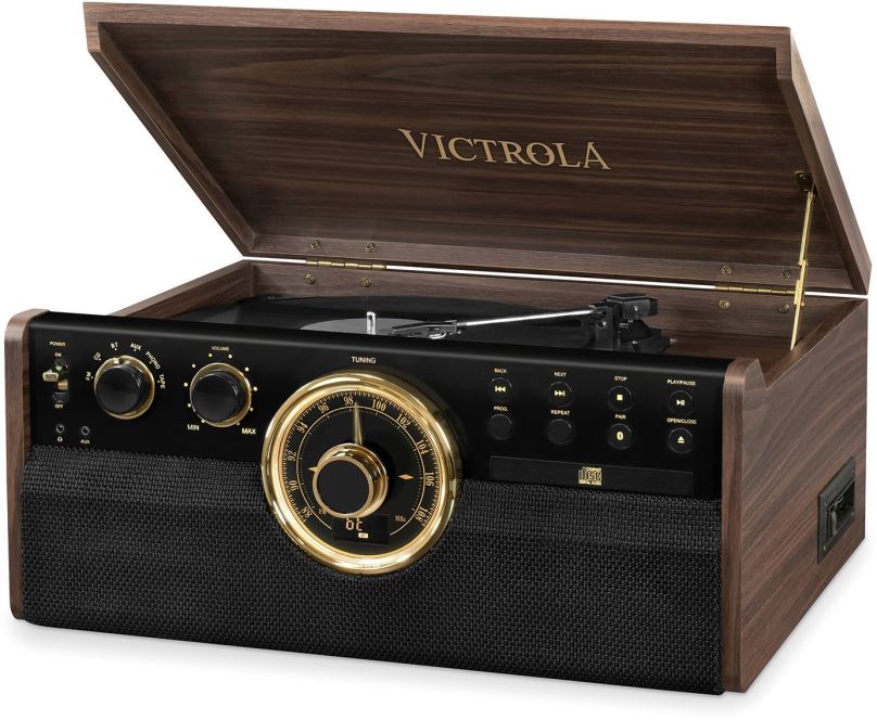 Gramofon Victrola VTA-270B hnědý