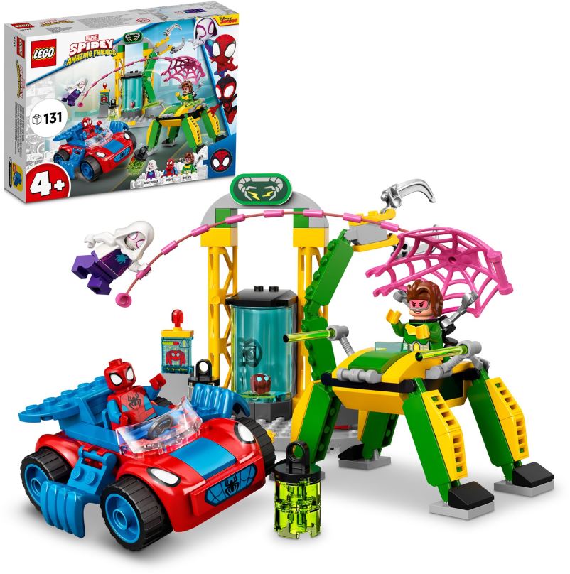 LEGO stavebnice LEGO® Marvel 10783 Spider-Man v laboratoři Doc Ocka
