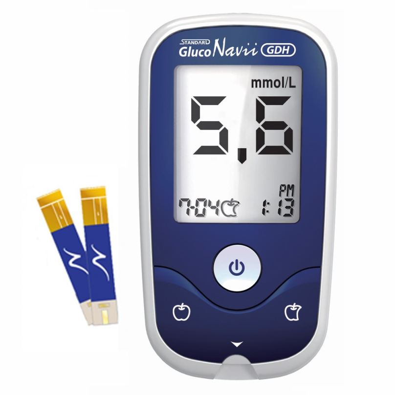 Glukometr SD Biosensor Akční SET - Glukometr SD Gluco Navii NFC + 50 proužků