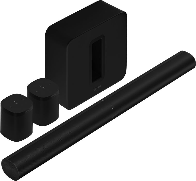 Domácí kino Sonos 3D 7.1.2 Surround set černý
