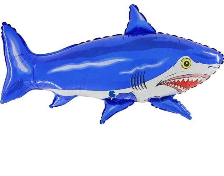 Balonky Balón foliový žralok - 84 cm