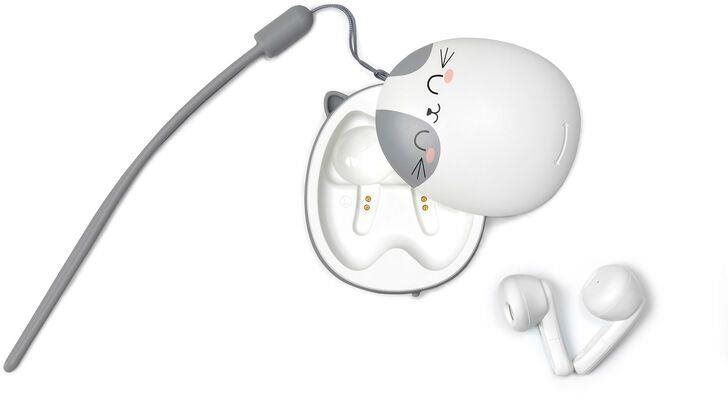 Bezdrátová sluchátka Legami Wireless Earbuds Be Free - Kitty