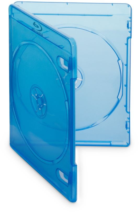 Obal na CD/DVD Cover IT Krabička na 2ks Blu-ray média modrá,10ks/bal