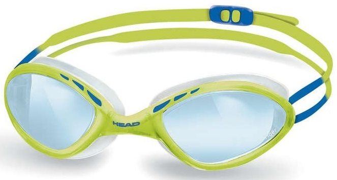 Plavecké brýle Head Tiger Race Liquidskin, modrá/lime