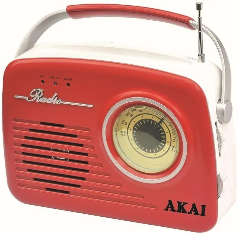 Rádio AKAI APR-11R RED