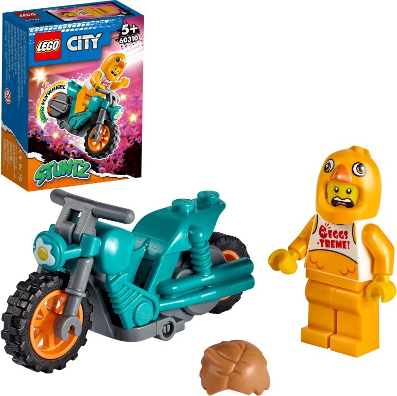 LEGO stavebnice LEGO® City 60310  Motorka kaskadéra Kuřete